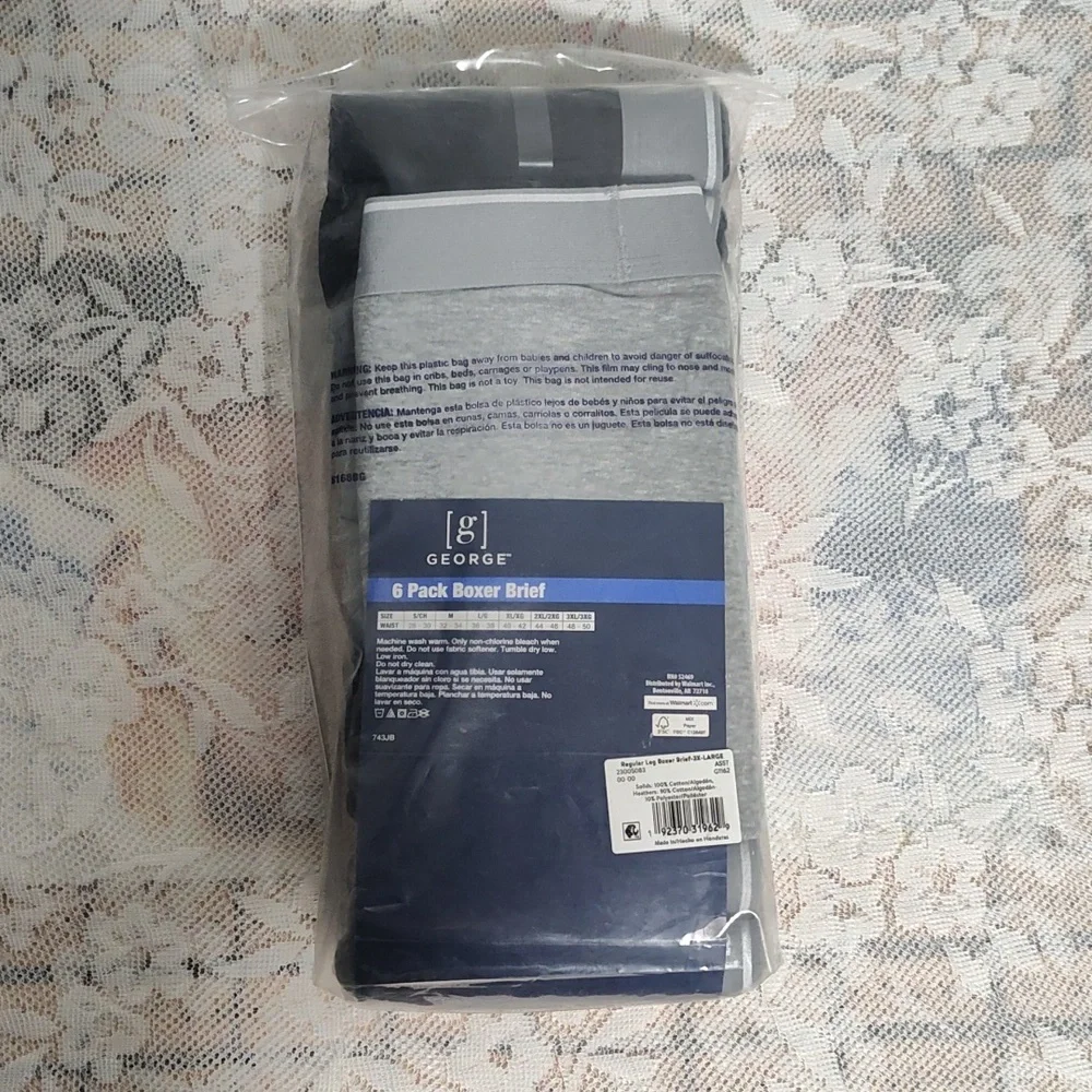 George 6 pack Boxer Briefs Size 3XL